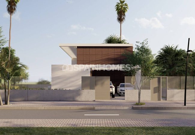 Mijas'ta Şık Tasarımlı Yeni İnşa Edilmiş Villa 5