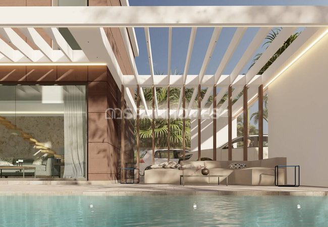 Mijas'ta Şık Tasarımlı Yeni İnşa Edilmiş Villa 2