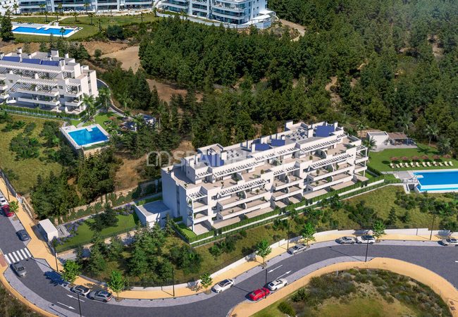 Mijas'ta Golf Tesisinin Yanı Başında Eşsiz Manzaralı Daireler 5