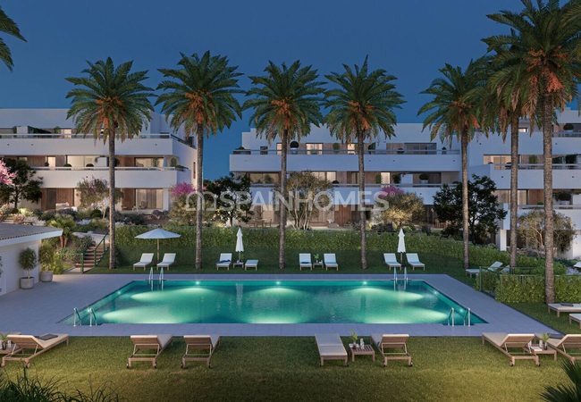 Neugebaute Wohnungen In Einem Komplex Mit Pool In Estepona 5