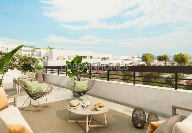 Neugebaute Wohnungen In Einem Komplex Mit Pool In Estepona 7
