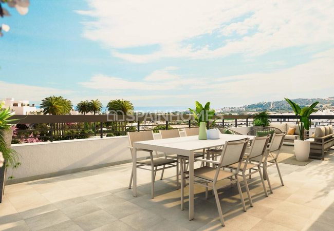 Neugebaute Wohnungen In Einem Komplex Mit Pool In Estepona 8