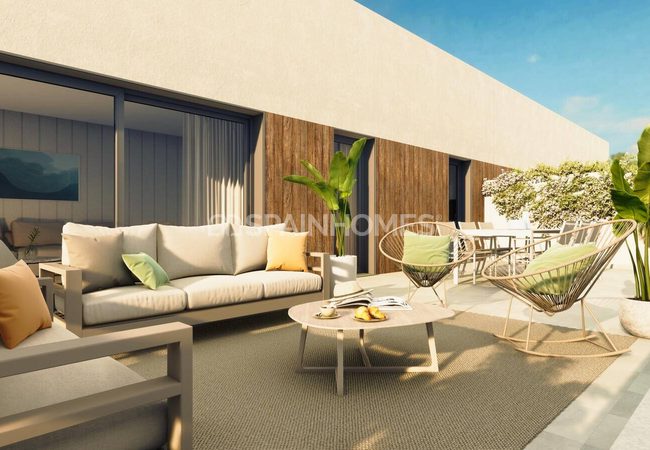 Neugebaute Wohnungen In Einem Komplex Mit Pool In Estepona 9