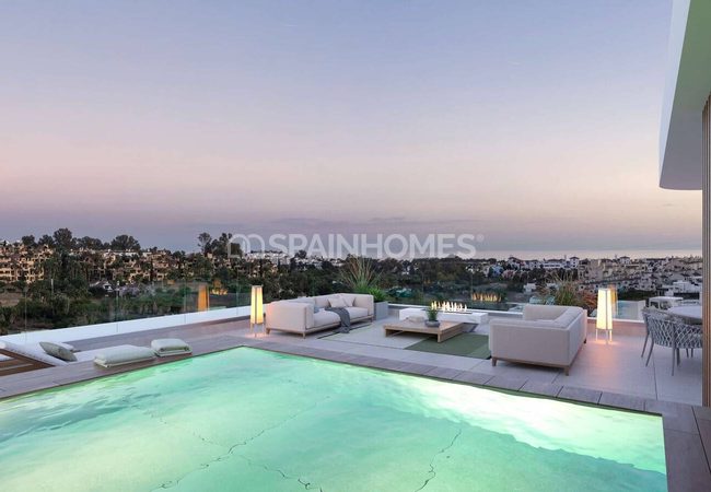 Hus Med Havsutsikt I Ett Boutiquekomplex I Estepona 3