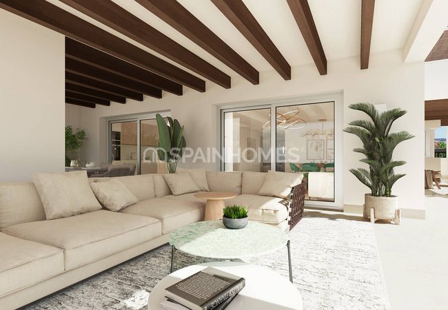 Benahavis'te Havuzlu Sitede Deniz Manzaralı Daireler 3