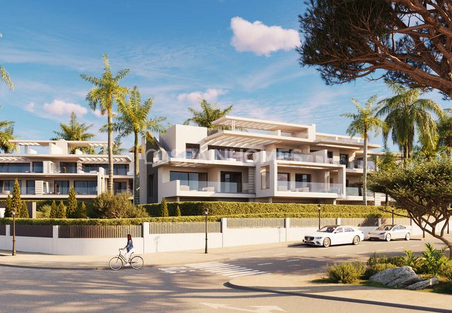Bergblick-wohnungen In Einem Komplex In Strandnähe In Estepona Málaga 4