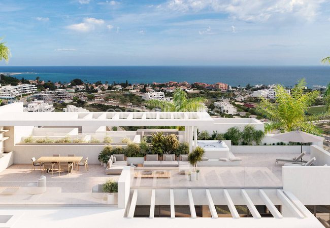 Bergblick-wohnungen In Einem Komplex In Strandnähe In Estepona Málaga 2