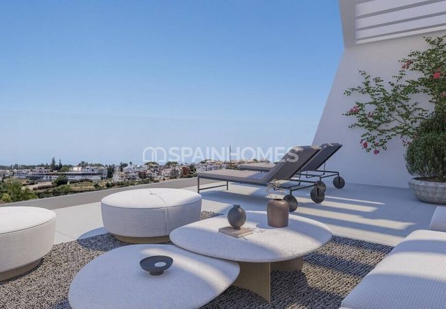 Estepona Malaga'da Özel Havuzlu Yarı Müstakil Evler 2