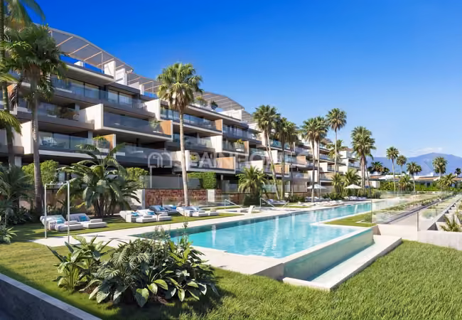 Sea-view Apartments in a Complex with Pool and Parking in Manilva 3