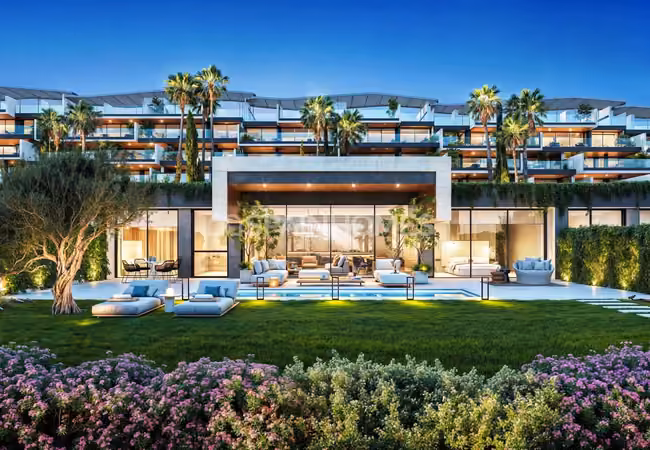 Sea-view Apartments in a Complex with Pool and Parking in Manilva 1