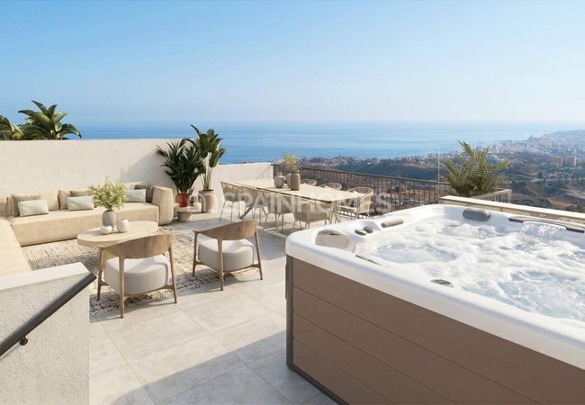 Townhouses with Sea and Nature Views in Mijas Buenavista 2