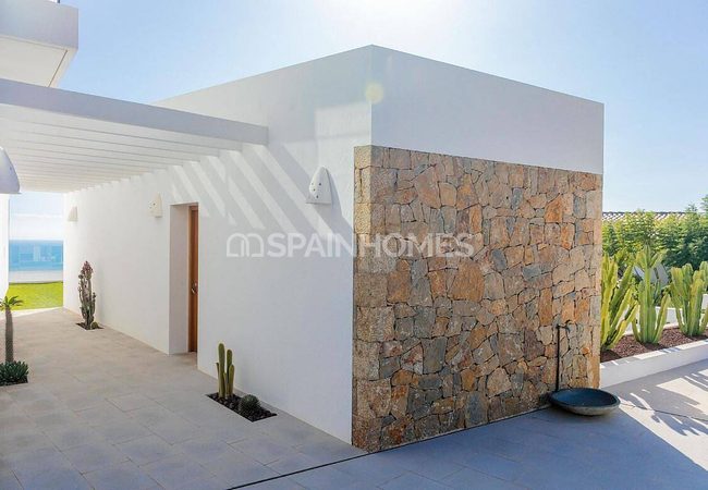 Alicante Benichatell'de Panoramik Deniz Manzaralı Lüks Villa 18
