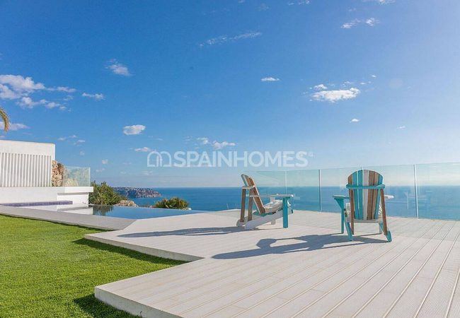 Alicante Benichatell'de Panoramik Deniz Manzaralı Lüks Villa 19