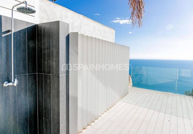 Alicante Benichatell'de Panoramik Deniz Manzaralı Lüks Villa 22