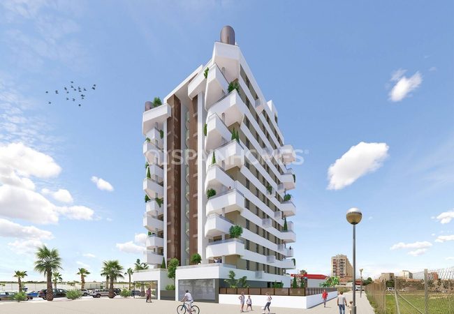 Alicante El Campello'da Popüler Konumda Sıfır Daireler 1