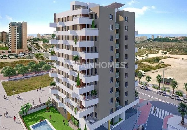 Alicante El Campello'da Popüler Konumda Sıfır Daireler