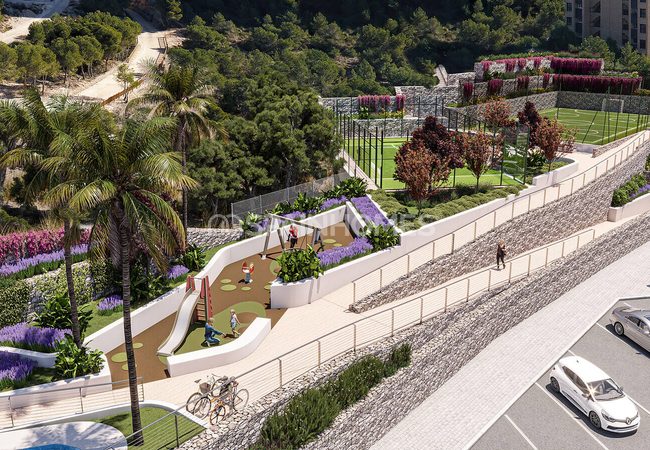 Benidorm'da Sahile Yakın Konumda Lüks Site İçinde Daireler 2