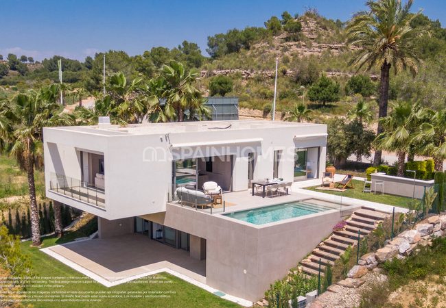 Detached Real Estate with Pools in Alicante San Miguel