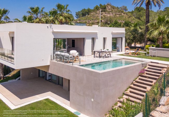 Detached Real Estate with Pools in Alicante San Miguel 1