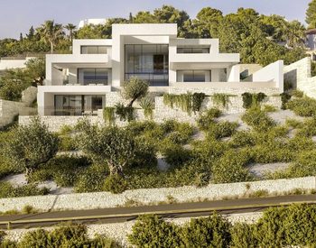 Javea Alicante'de Eşsiz Deniz Manzaralı ve Asansörlü Villa 2