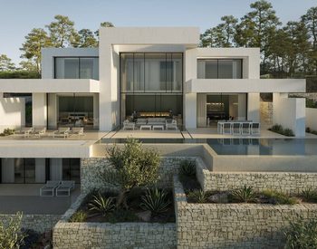 Javea Alicante'de Eşsiz Deniz Manzaralı ve Asansörlü Villa 3