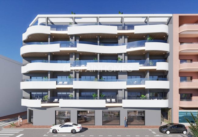 Lägenheter I Komplex Med Takpool I Torrevieja 3
