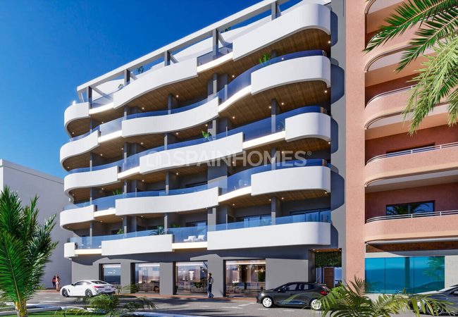 Lägenheter I Komplex Med Takpool I Torrevieja 2