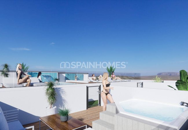 Lägenheter I Komplex Med Takpool I Torrevieja 9