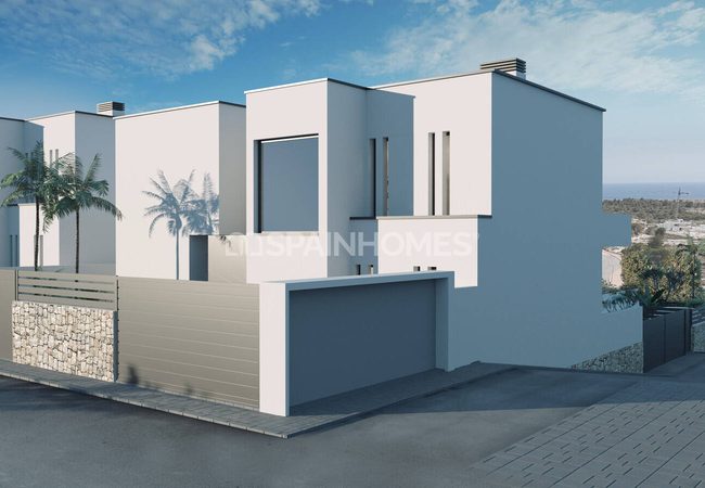 Elegantes Casas Con Vistas Al Mar Y Piscina Privada En Finestrat 7