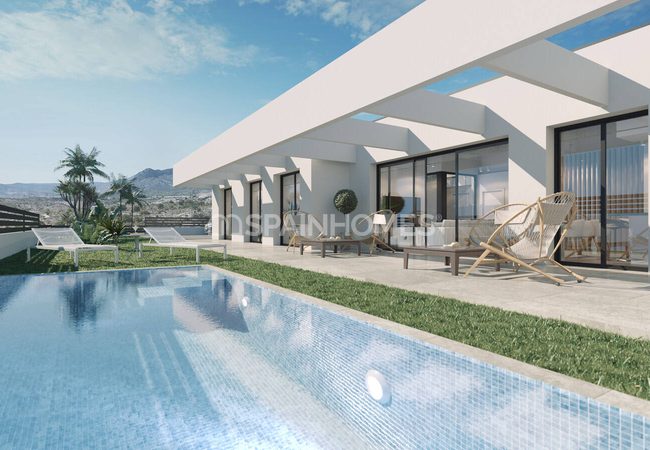 Elegantes Casas Con Vistas Al Mar Y Piscina Privada En Finestrat 4