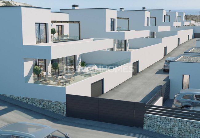 Elegantes Casas Con Vistas Al Mar Y Piscina Privada En Finestrat 15