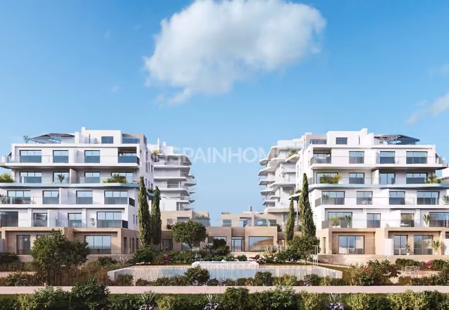Villajoyosa Alicante'de Deniz Manzaralı Şık Daire 1