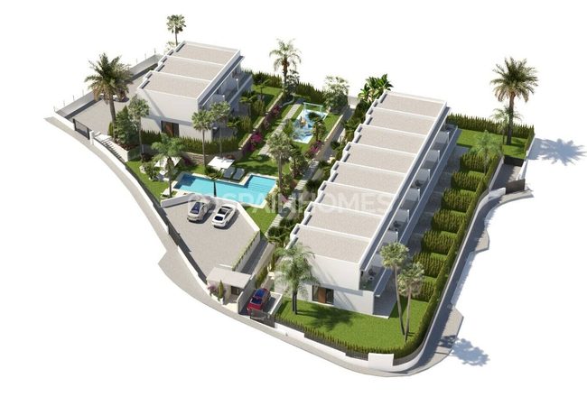Eleganta 3-sovrumshus I Finestrat Med Pool & Trädgård 6