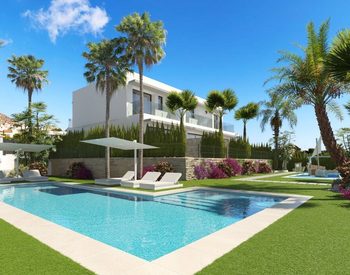 Elegantes Casas De 3 Dormitorios En Finestrat Con Piscina Y Jardín 1