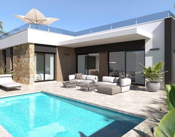 Moderna Hus Med Pool Och Takterrass I Ciudad Quesada 1