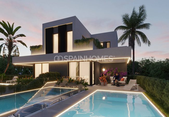 Villas Con Piscinas Y Vistas Al Mar En Finestrat Alicante 4