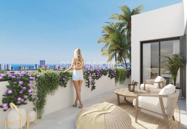 Villas Con Piscinas Y Vistas Al Mar En Finestrat Alicante 10