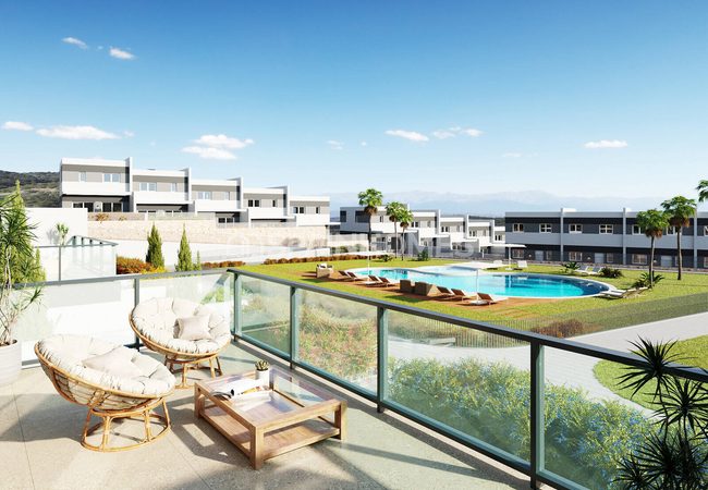 Casas Adosadas En Un Complejo Con Piscina En Finestrat 1