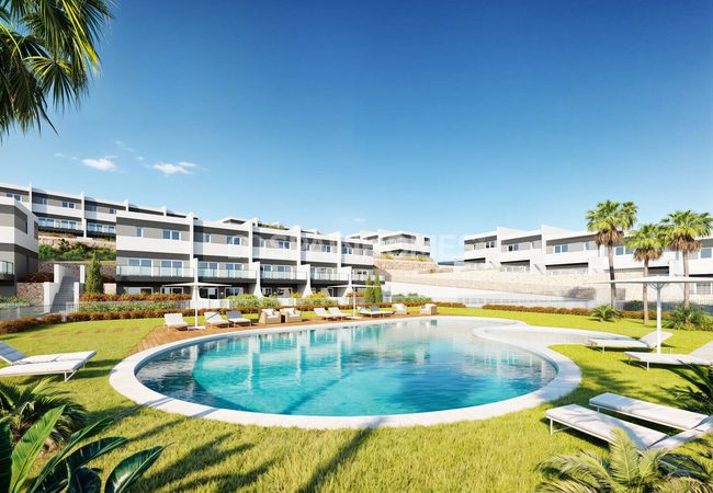 Casas Adosadas En Un Complejo Con Piscina En Finestrat