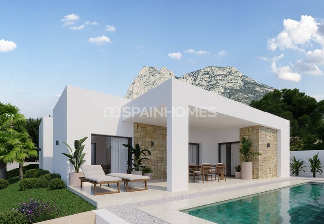 Eleganta Villor Med Pool I Finestrat Alicante