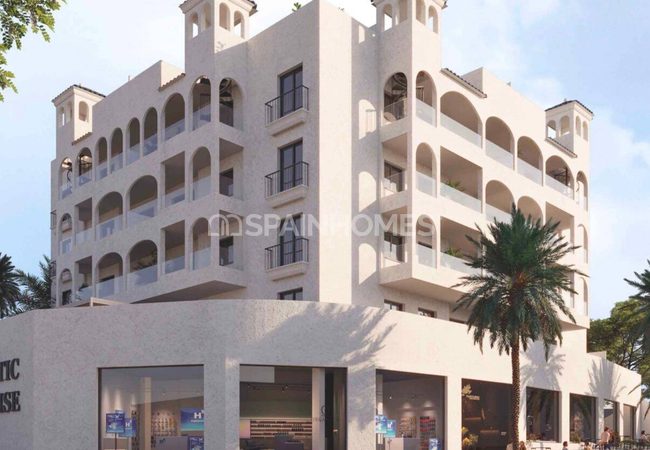 شقق مع تراسات ومسبح مشترك في بيغاسترو أليكانتي 1