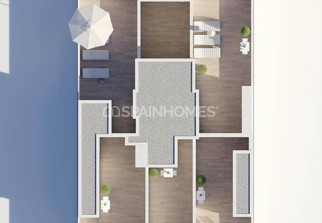 Lägenheter I Komplex Med Takpool I Centrala Torrevieja 3