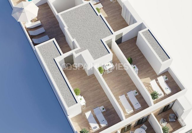 Lägenheter I Komplex Med Takpool I Centrala Torrevieja 5