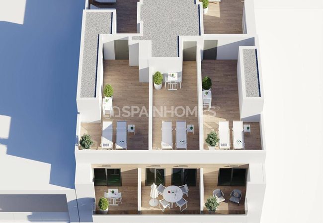 Lägenheter I Komplex Med Takpool I Centrala Torrevieja 6