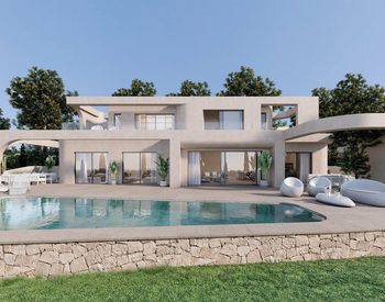 Jávea'da Havuzlu ve Modern Olanaklı 4 Yatak Odalı Villa 1