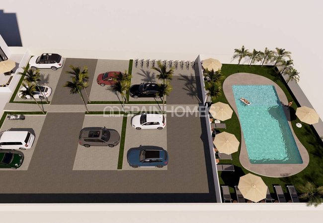Villajoyosa'da Plaja Yakın Havuzlu Sitede Şık Tasarımlı Daireler 3