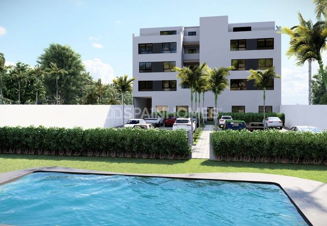 Villajoyosa'da Plaja Yakın Havuzlu Sitede Şık Tasarımlı Daireler