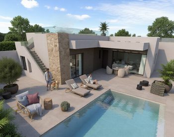 Villor Med Privata Pooler Och Trädgårdar I Alicante Rojales 3