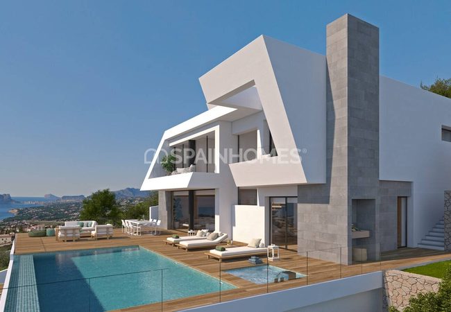 Villa Con Vistas Al Mar Cerca De La Playa En Alicante Benitachell 1