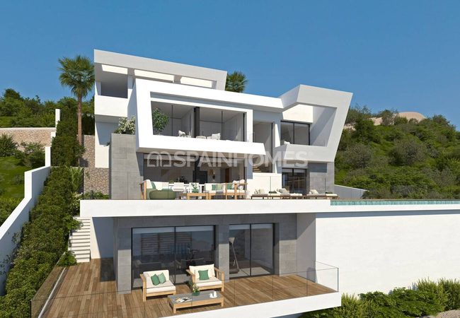Villa Con Vistas Al Mar Cerca De La Playa En Alicante Benitachell 2